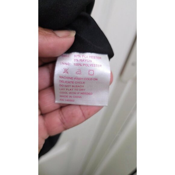 NWT Kimi + Kai Black Off Shoulder Maternity Dress Rushed Waist Detail Size S - Picture 7 of 7